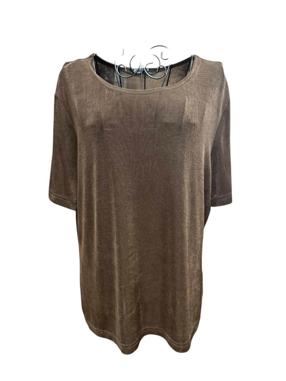 Softwear Relaxed Brown Short-Sleeve Travel Top XL